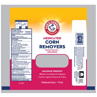 Carton (Arm  Hammer Corn Removers 9 Ct 52 662ah)